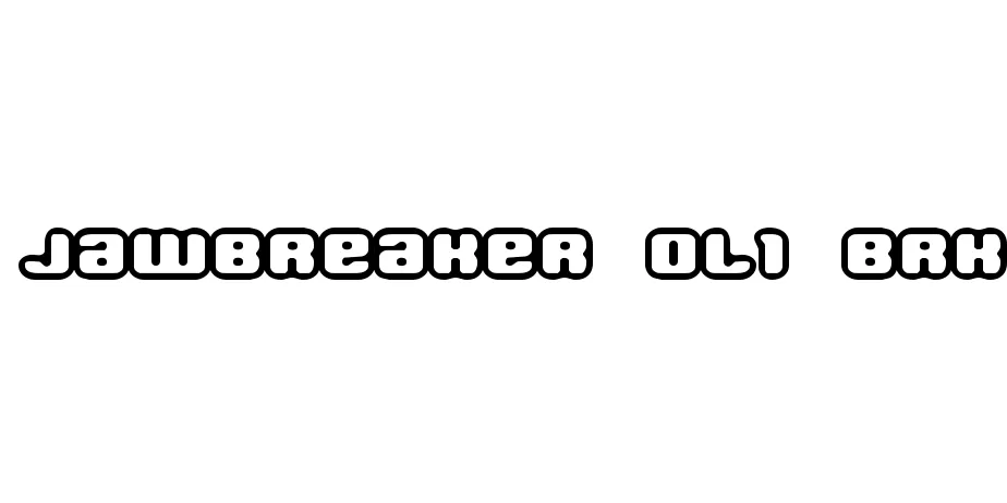 Fonte Jawbreaker OL1 BRK