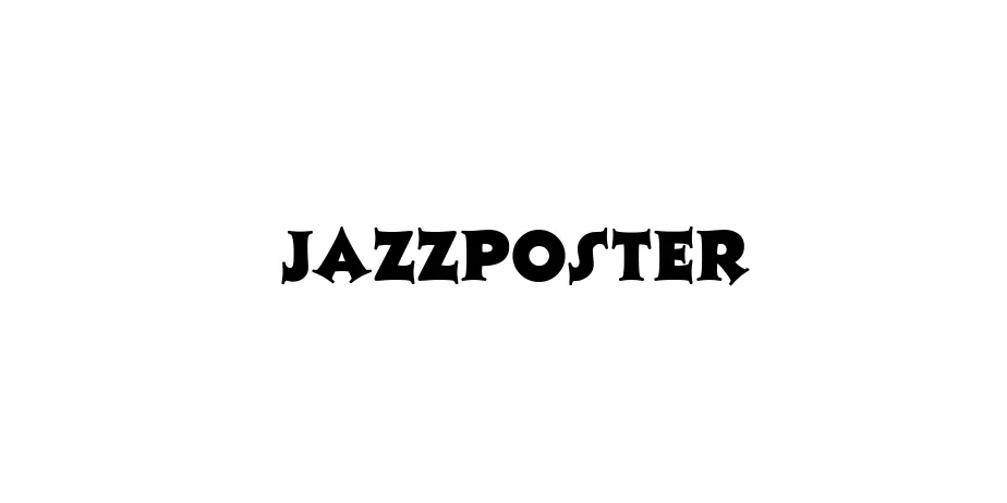 Fonte JazzPoster