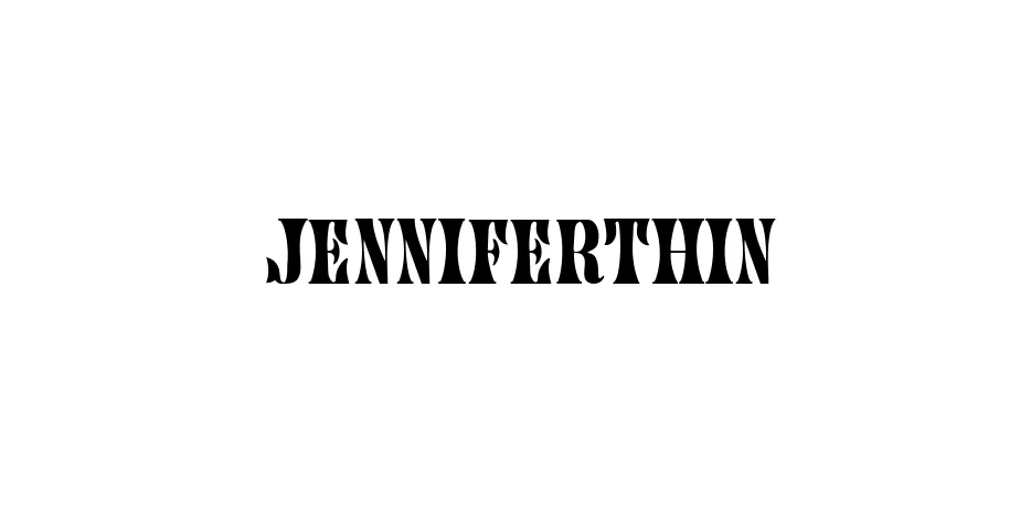 Fonte JenniferThin