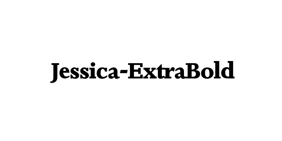 Fonte Jessica-ExtraBold