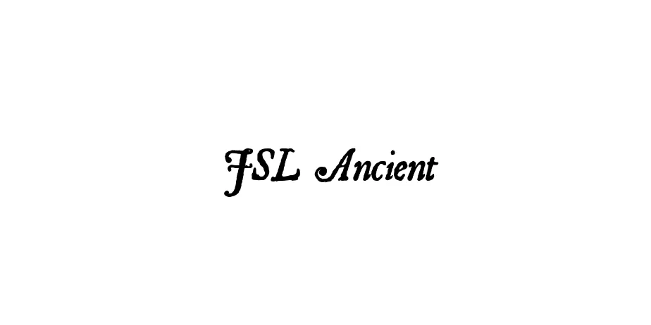 Fonte JSL Ancient