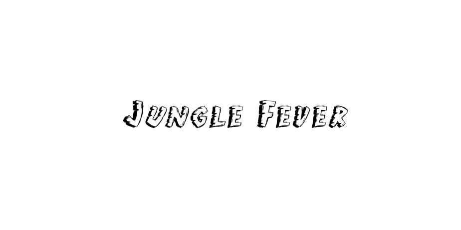 Fonte Jungle Fever