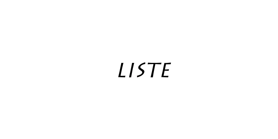 Fonte Liste