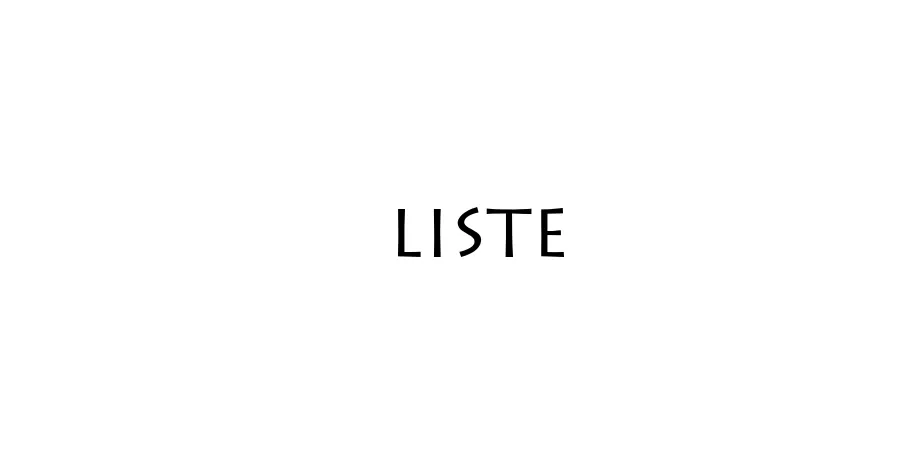 Fonte Liste