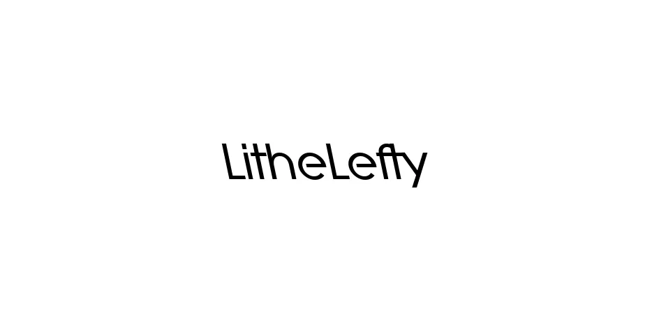 Fonte LitheLefty