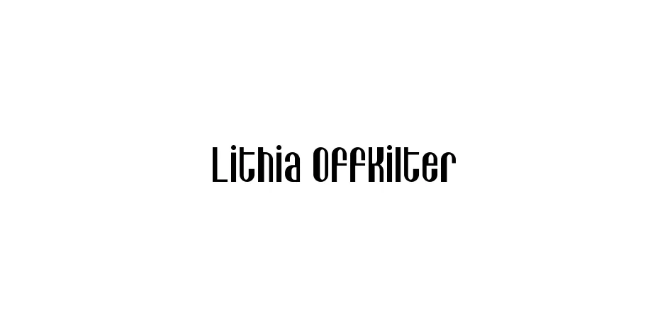 Fonte Lithia OffKilter