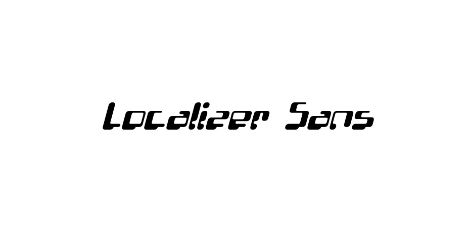 Fonte Localizer Sans