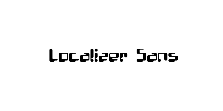 Fonte Localizer Sans