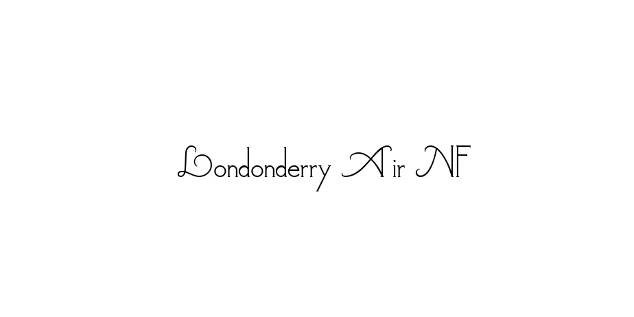 Fonte Londonderry Air NF