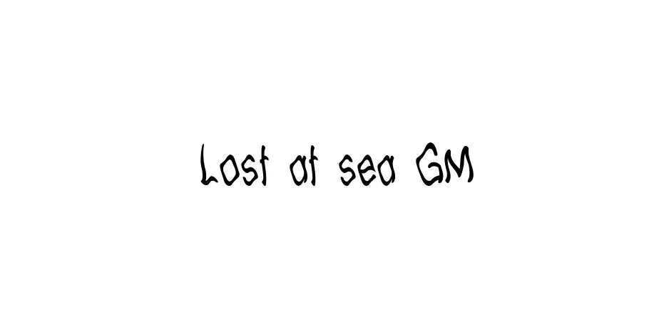 Fonte Lost at sea GM