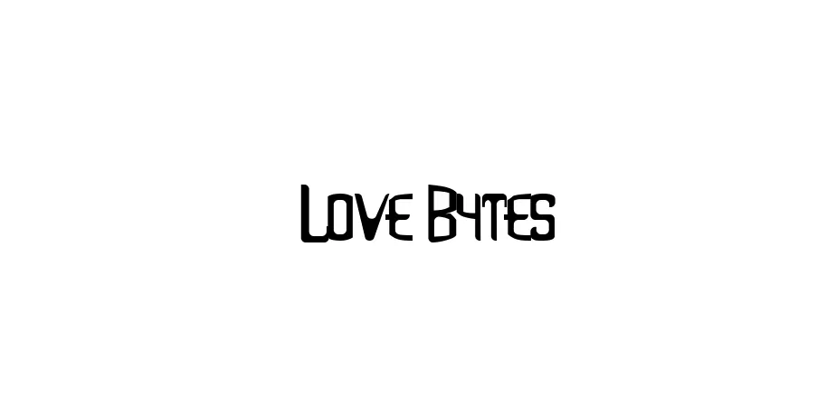 Fonte Love Bytes