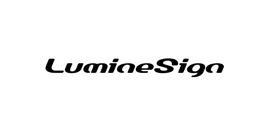 Fonte LumineSign