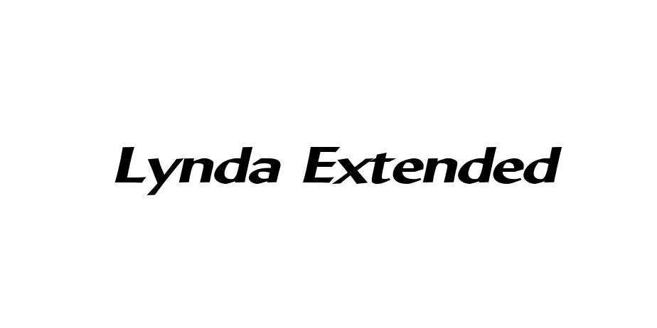 Fonte Lynda Extended