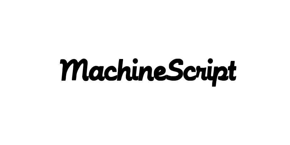 Fonte MachineScript