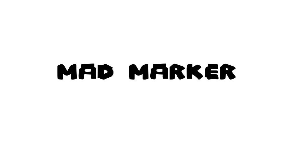 Fonte Mad Marker