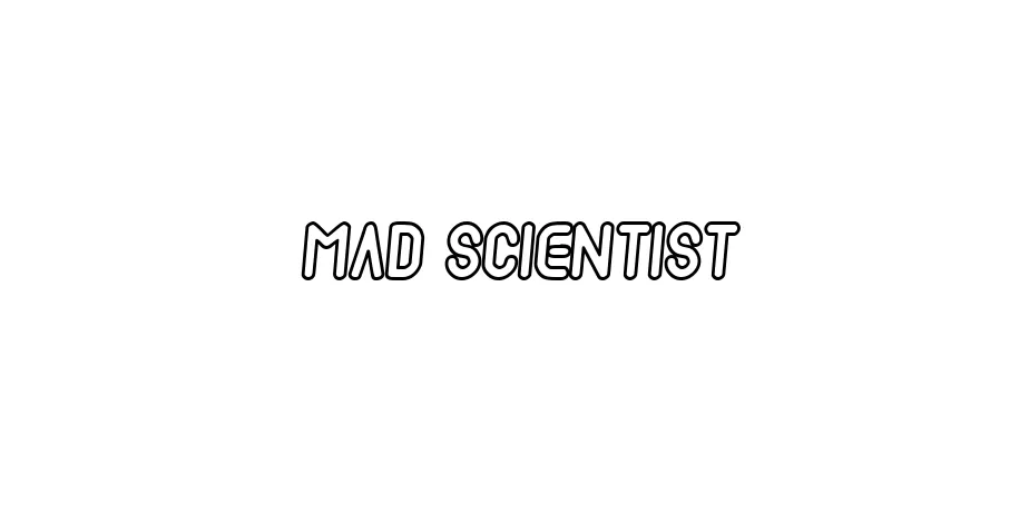 Fonte Mad scientist