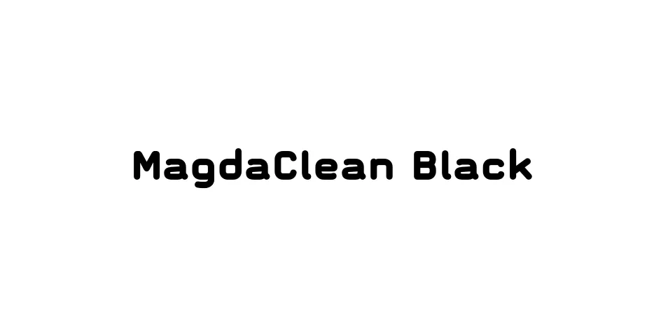 Fonte MagdaClean Black