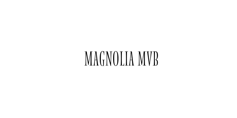 Fonte Magnolia MVB