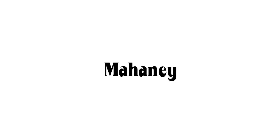 Fonte Mahaney