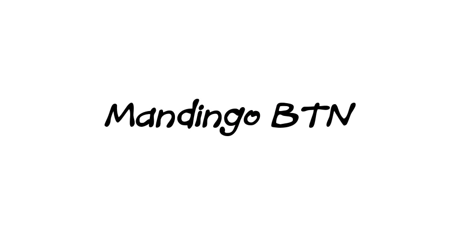 Fonte Mandingo BTN