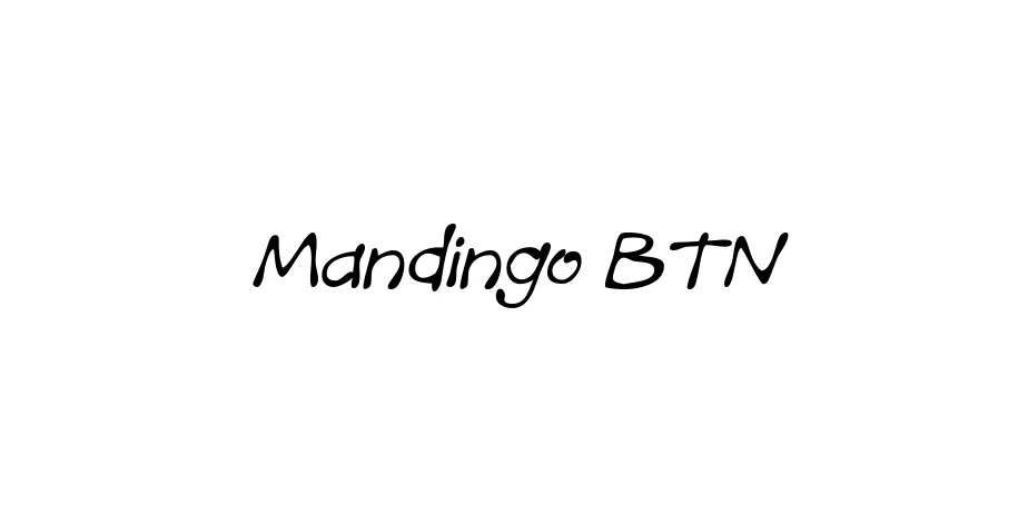 Fonte Mandingo BTN