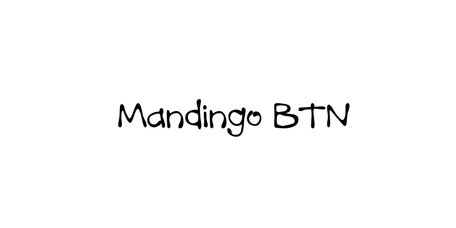 Fonte Mandingo BTN