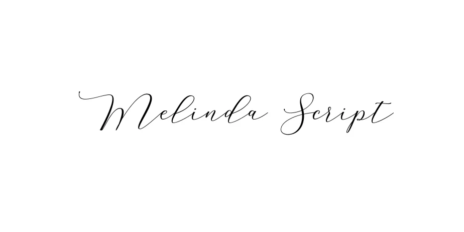 Fonte Melinda Script