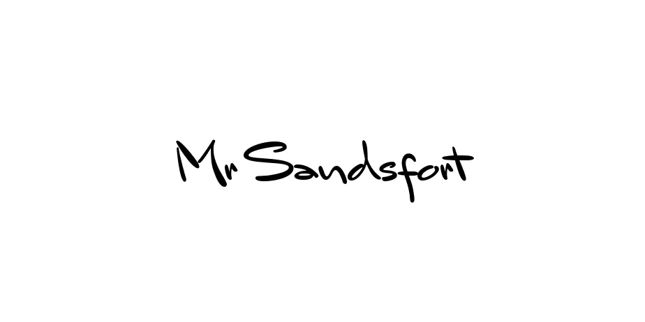 Fonte Mr Sandsfort