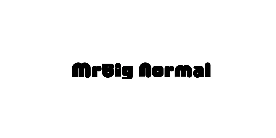 Fonte MrBig Normal