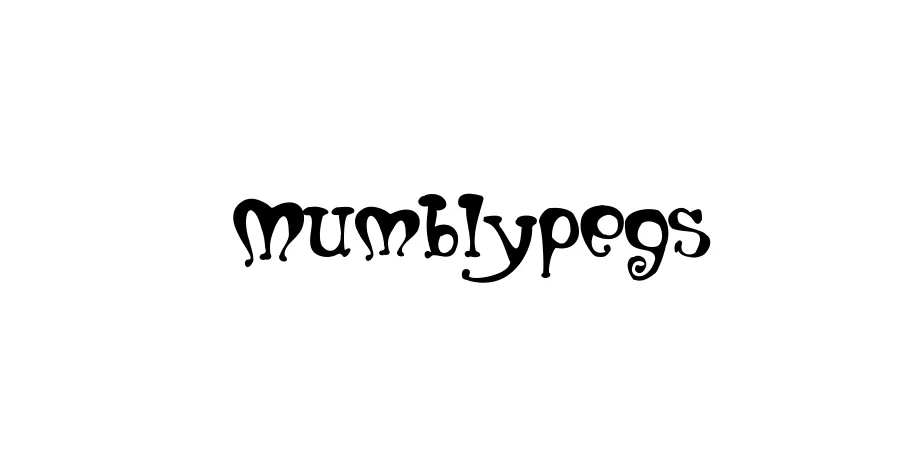 Fonte Mumblypegs