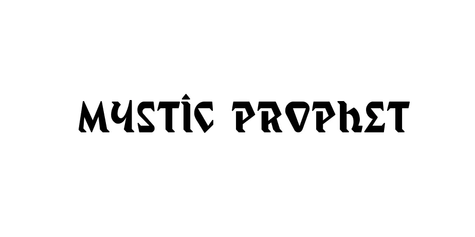 Fonte Mystic Prophet