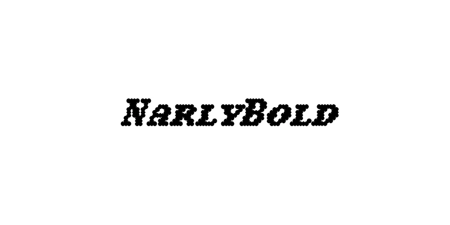 Fonte NarlyBold