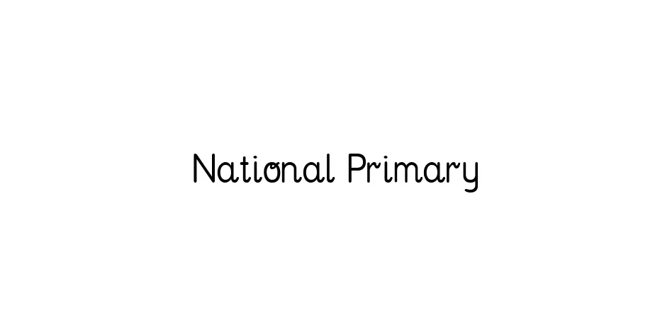 Fonte National Primary