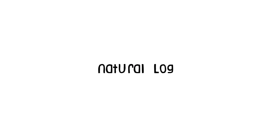 Fonte Natural Log