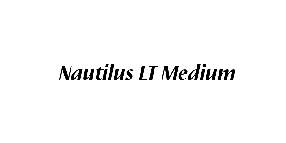 Fonte Nautilus LT Medium