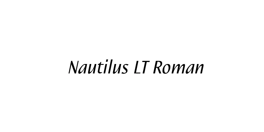 Fonte Nautilus LT Roman