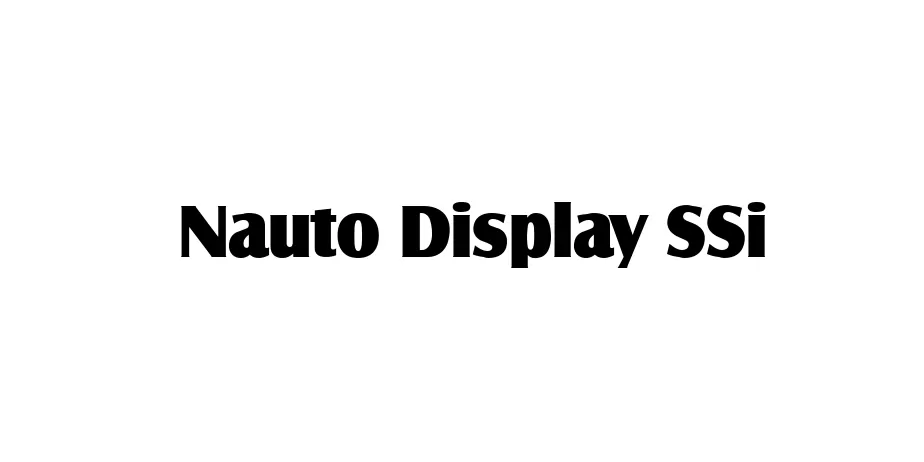 Fonte Nauto Display SSi