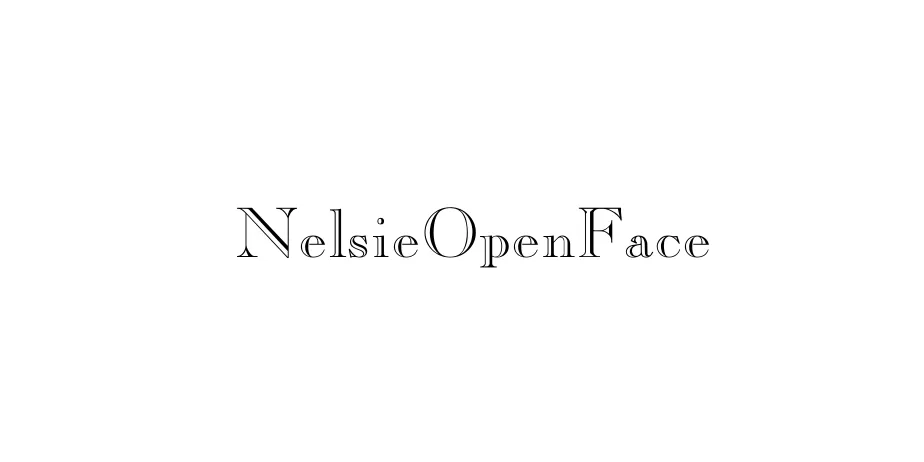 Fonte NelsieOpenFace