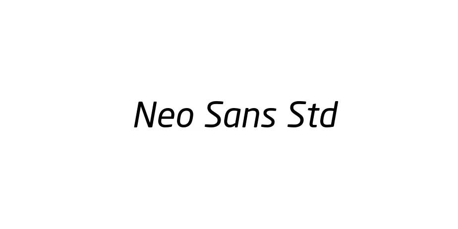 Fonte Neo Sans Std