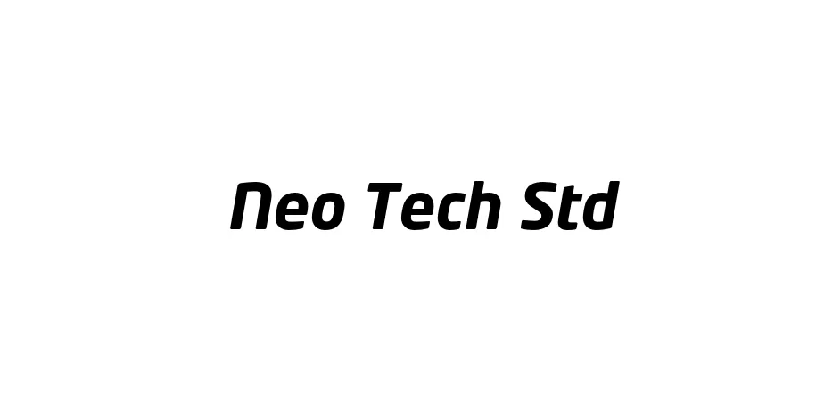 Fonte Neo Tech Std