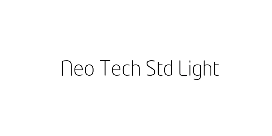 Fonte Neo Tech Std Light