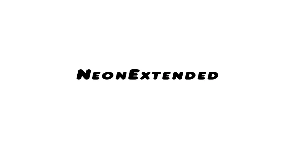 Fonte NeonExtended