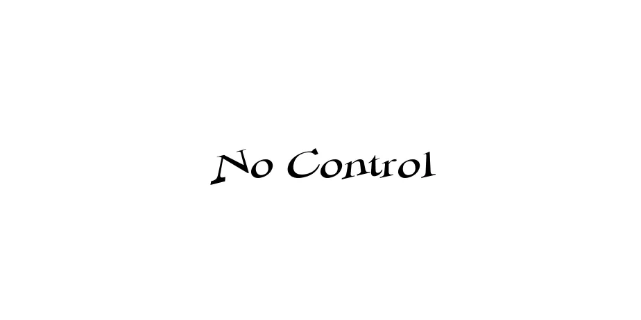 Fonte No Control