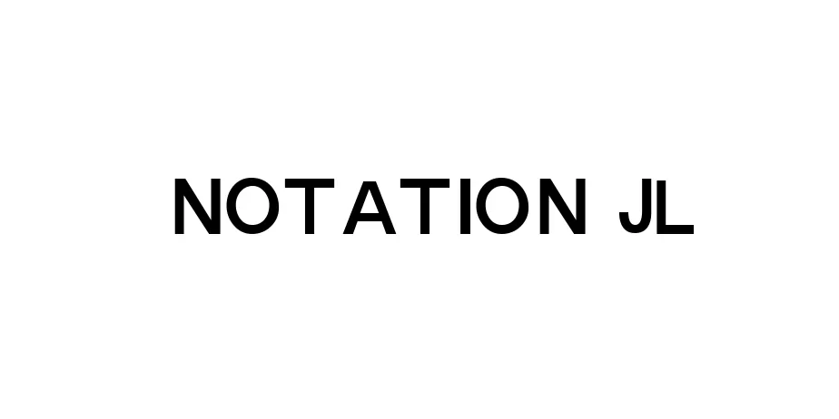 Fonte Notation JL