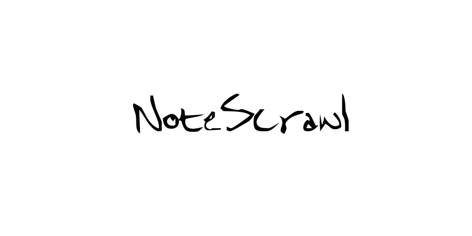 Fonte NoteScrawl