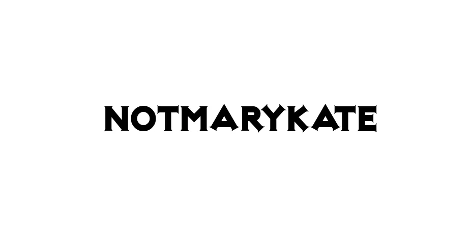 Fonte NotMaryKate