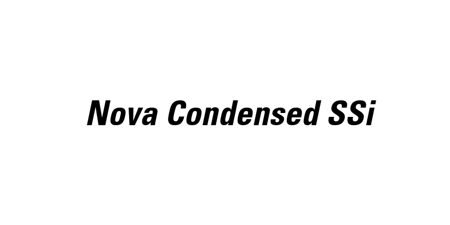 Fonte Nova Condensed SSi