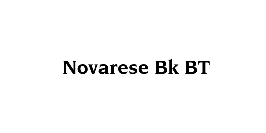 Fonte Novarese Bk BT