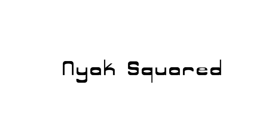 Fonte Nyak Squared