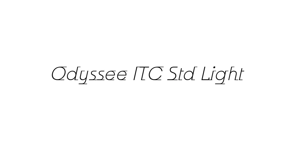 Fonte Odyssee ITC Std Light